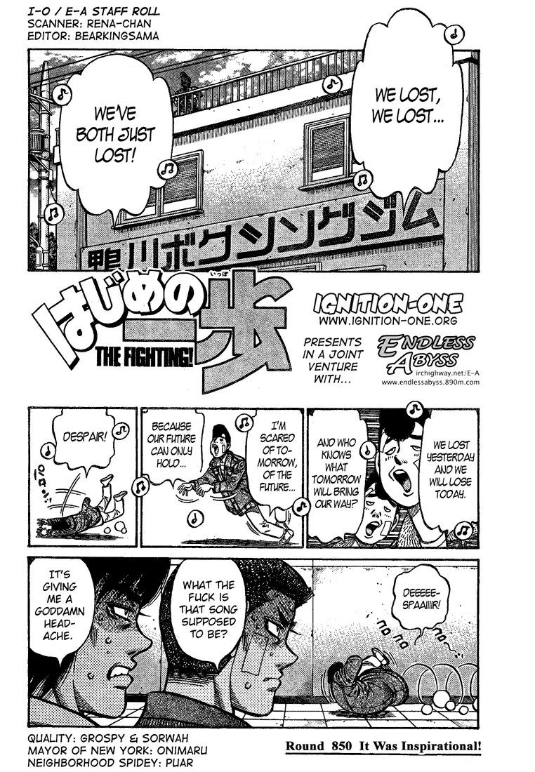 Read Hajime No Ippo - Chapter 850 - www.hajimenoippomanga.org | Image 1