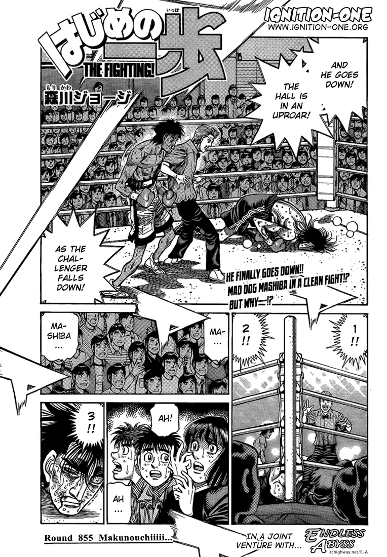 Read Hajime No Ippo - Chapter 855 - www.hajimenoippomanga.org | Image 1