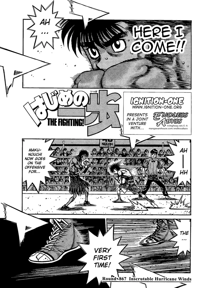 Read Hajime No Ippo - Chapter 867 - www.hajimenoippomanga.org | Image 1