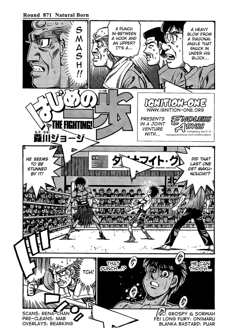 Read Hajime No Ippo - Chapter 871 - www.hajimenoippomanga.org | Image 1