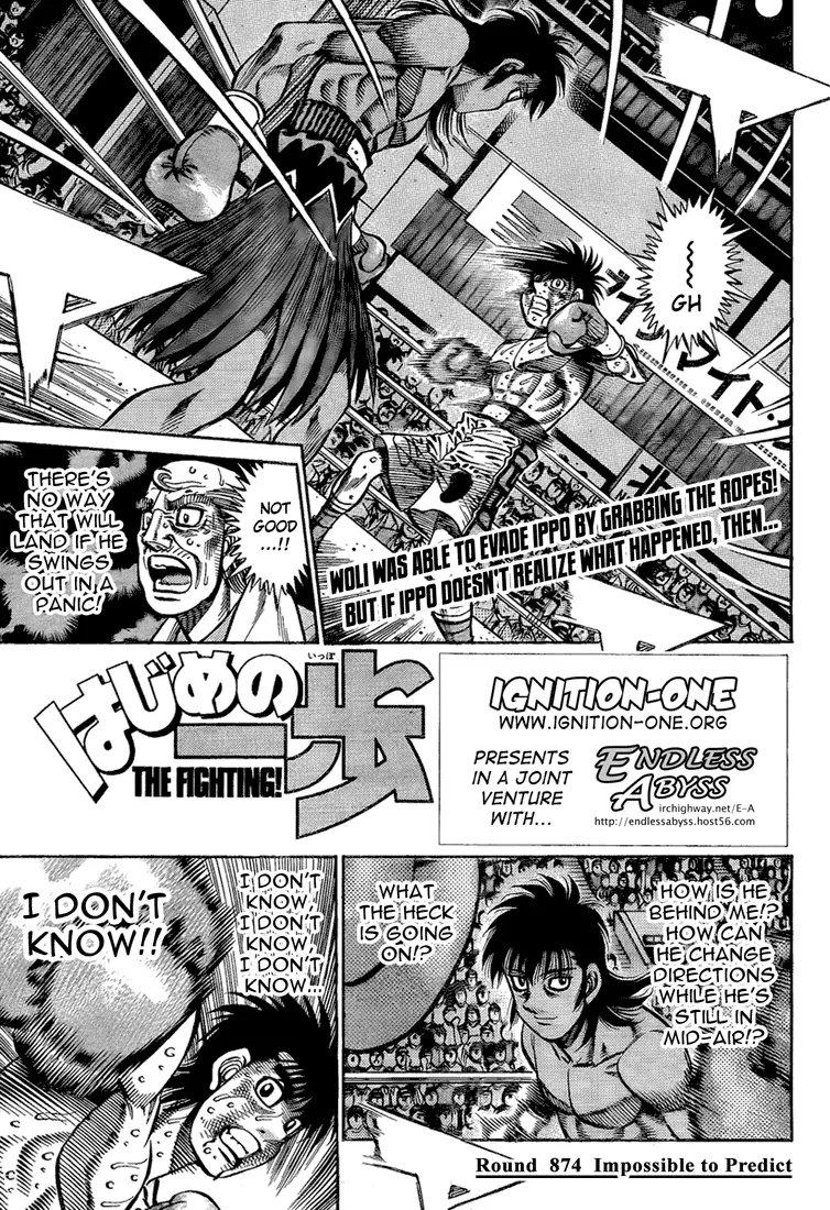 Read Hajime No Ippo - Chapter 874 - www.hajimenoippomanga.org | Image 1