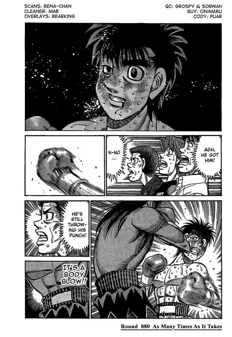 Read Hajime No Ippo - Chapter 880 - www.hajimenoippomanga.org | Image 1
