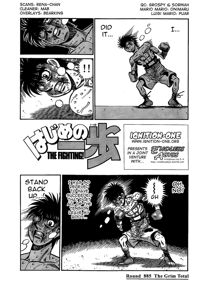 Read Hajime No Ippo - Chapter 885 - www.hajimenoippomanga.org | Image 1