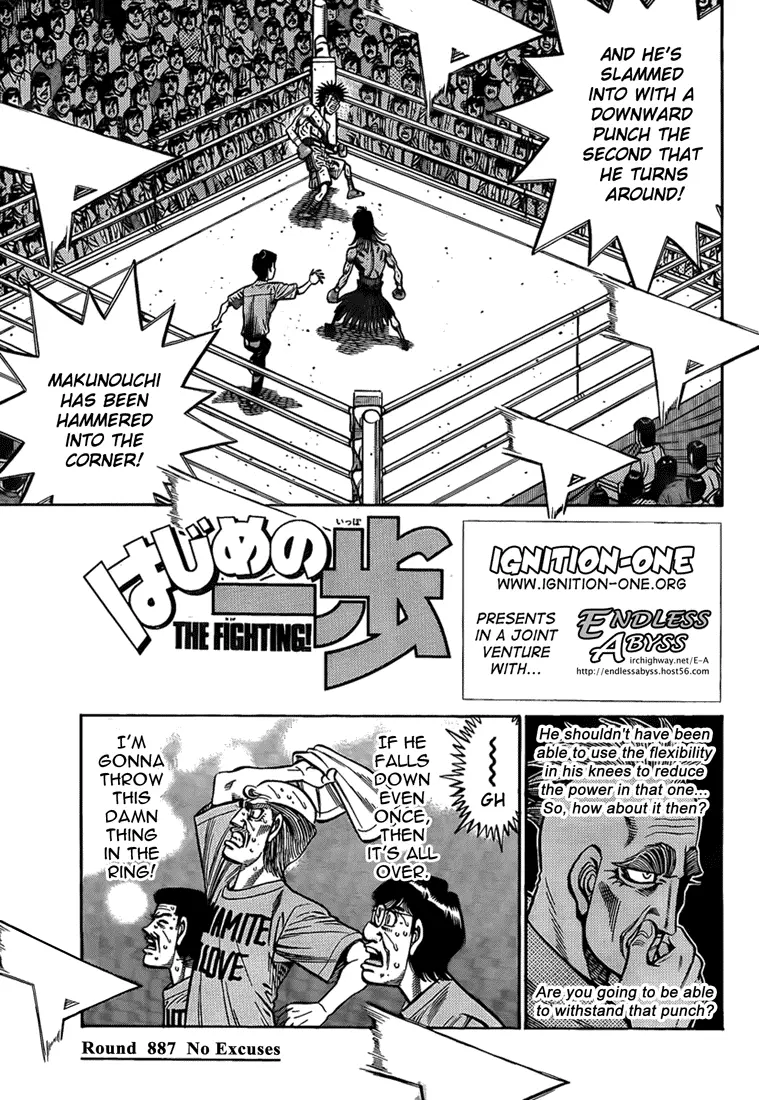 Read Hajime No Ippo - Chapter 887 - www.hajimenoippomanga.org | Image 1
