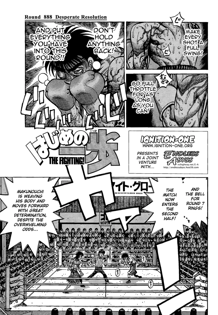 Read Hajime No Ippo - Chapter 888 - www.hajimenoippomanga.org | Image 1