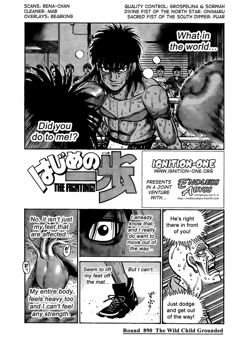 Read Hajime No Ippo - Chapter 890 - www.hajimenoippomanga.org | Image 1