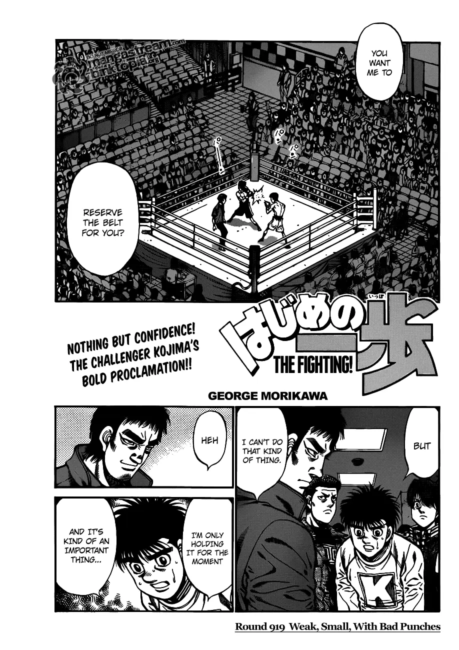 Read Hajime No Ippo - Chapter 919 - www.hajimenoippomanga.org | Image 1