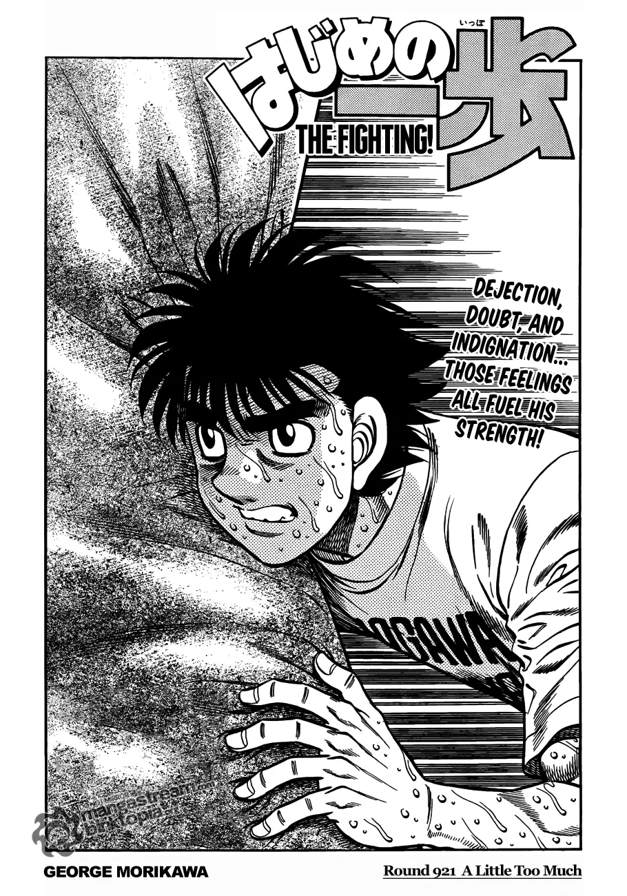 Read Hajime No Ippo - Chapter 921 - www.hajimenoippomanga.org | Image 1