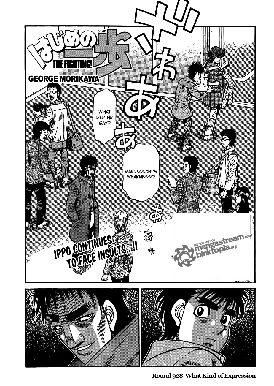Read Hajime No Ippo - Chapter 928 - www.hajimenoippomanga.org | Image 1
