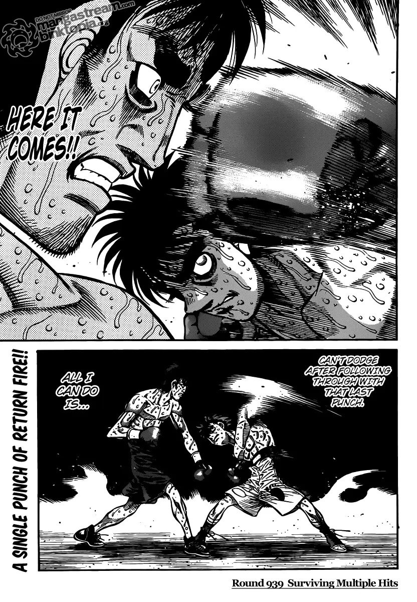 Read Hajime No Ippo - Chapter 939 - www.hajimenoippomanga.org | Image 1