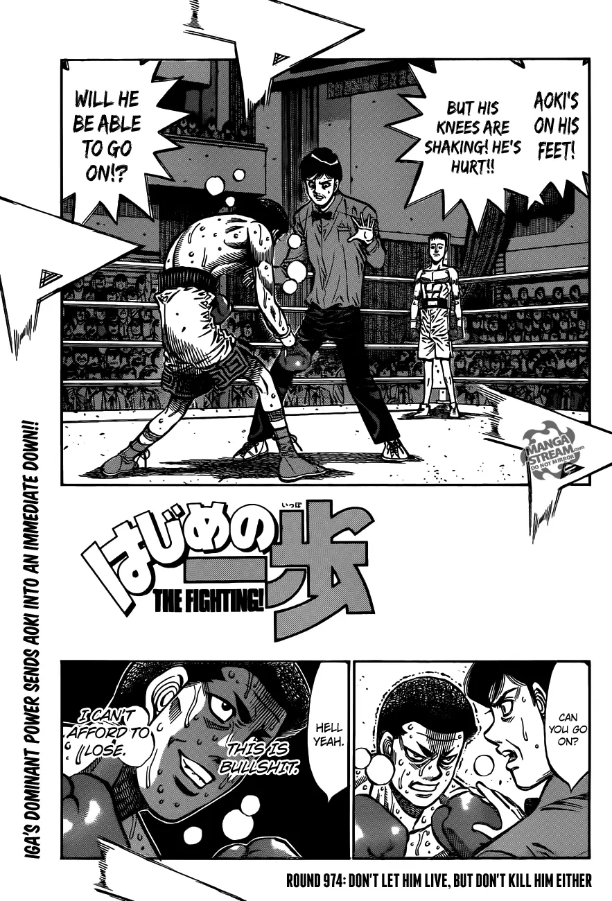Read Hajime No Ippo - Chapter 974 - www.hajimenoippomanga.org | Image 1