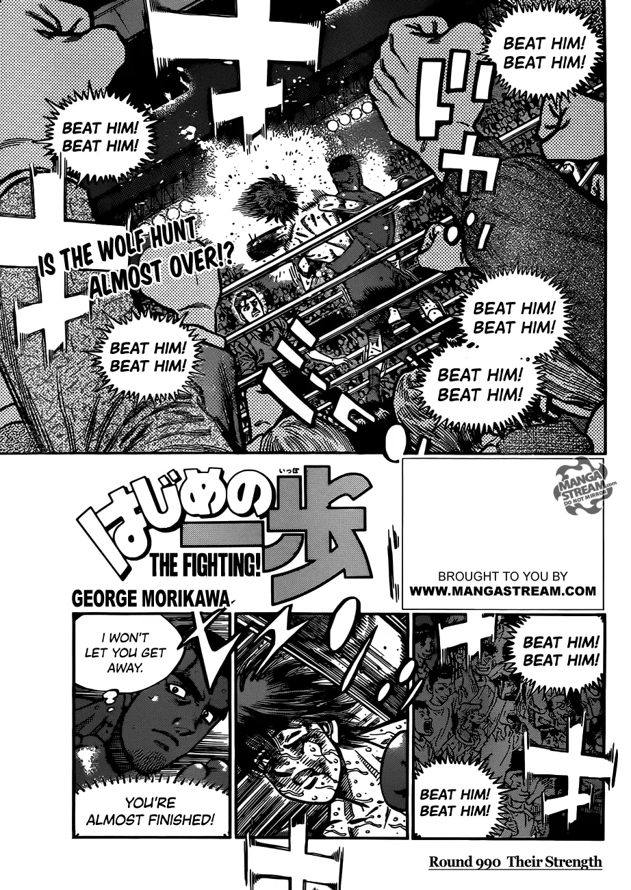 Read Hajime No Ippo - Chapter 990 - www.hajimenoippomanga.org | Image 1