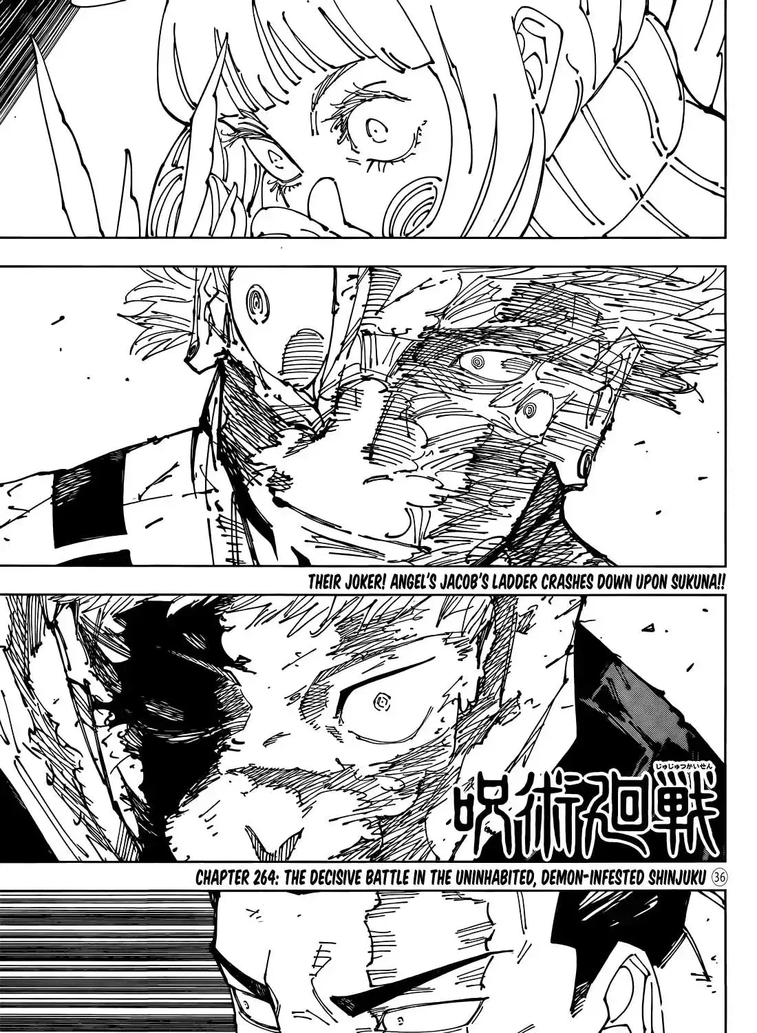 Read Jujutsu Kaisen - Chapter 264 - www.jujutsukaisenmnagafree.com | Image 1