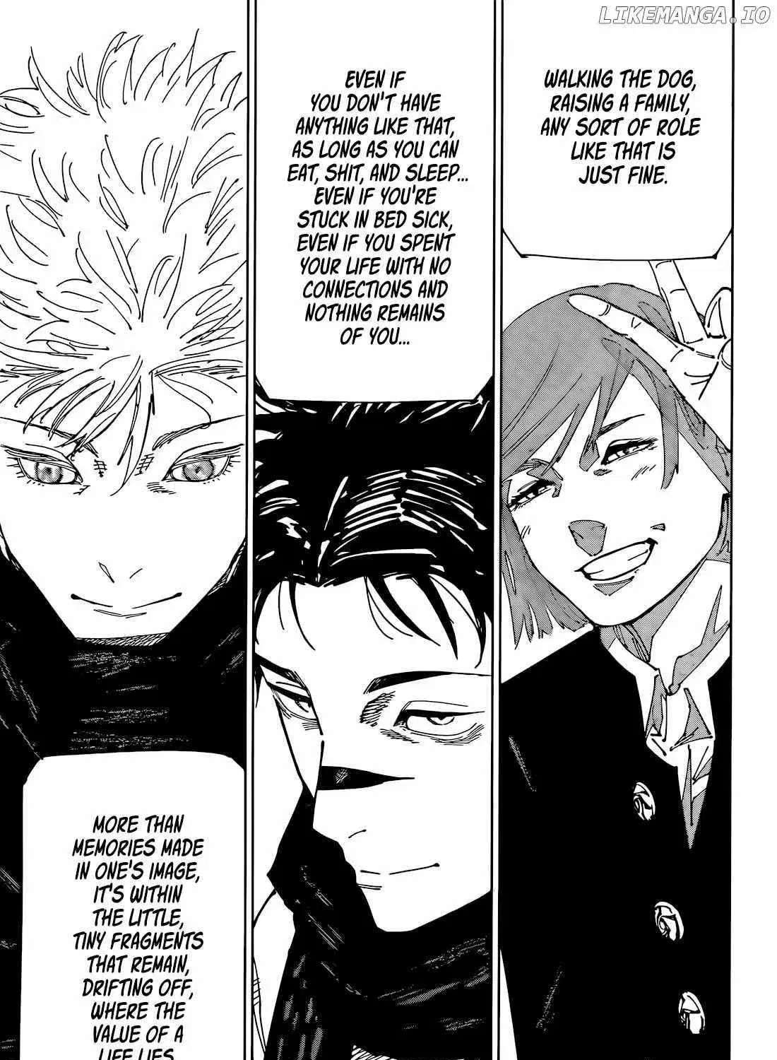 Read Jujutsu Kaisen - Chapter 265 - www.jujutsukaisenmnagafree.com | Image 27
