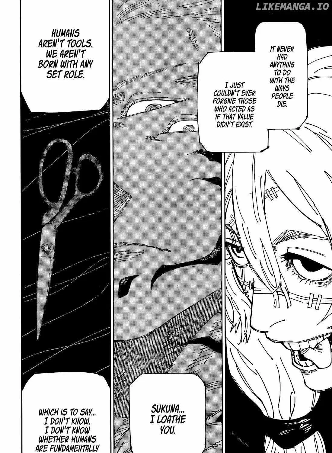 Read Jujutsu Kaisen - Chapter 265 - www.jujutsukaisenmnagafree.com | Image 29