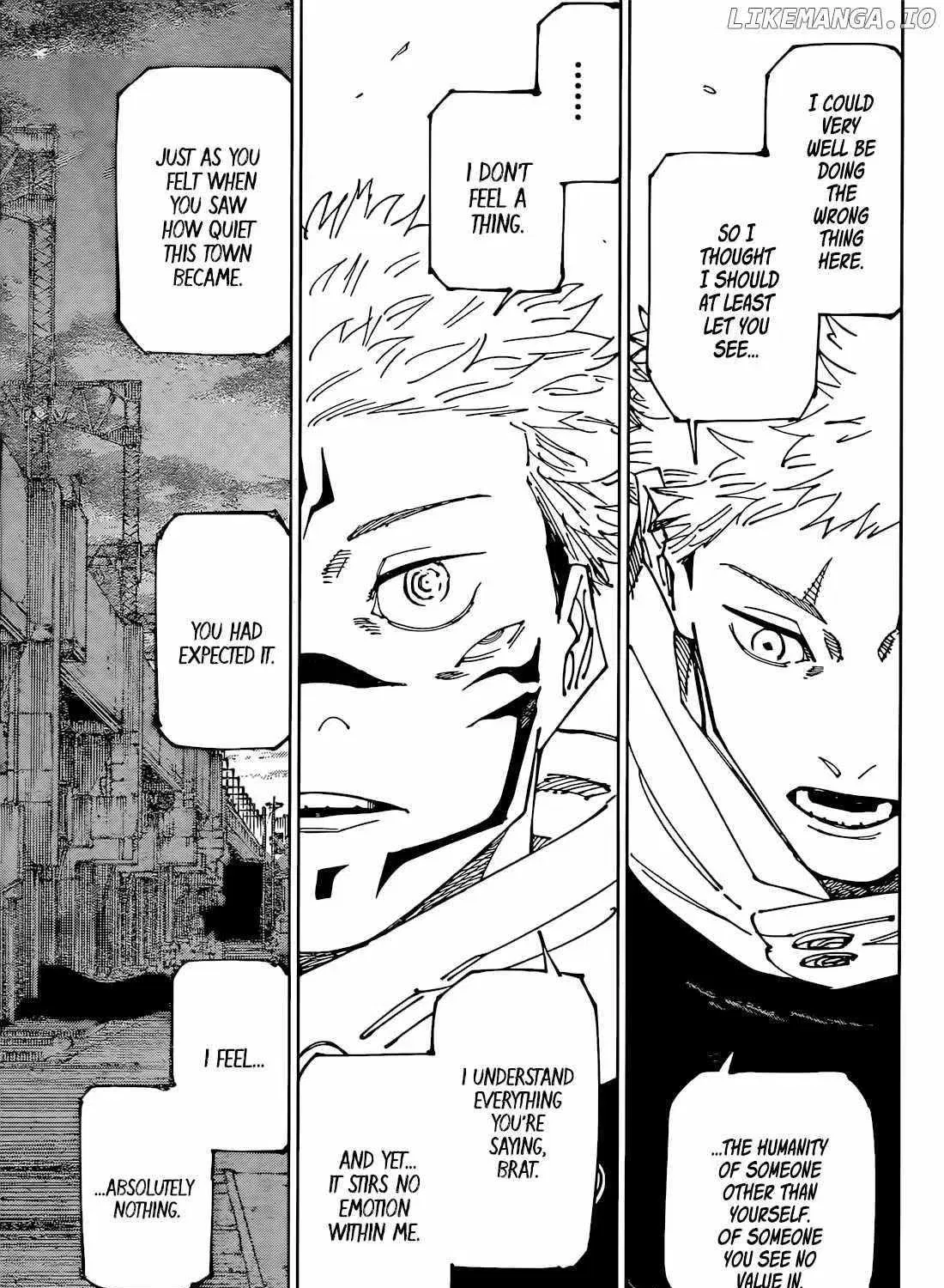Read Jujutsu Kaisen - Chapter 265 - www.jujutsukaisenmnagafree.com | Image 31