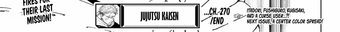Read Jujutsu Kaisen - Chapter 270 - www.jujutsukaisenmnagafree.com | Image 39