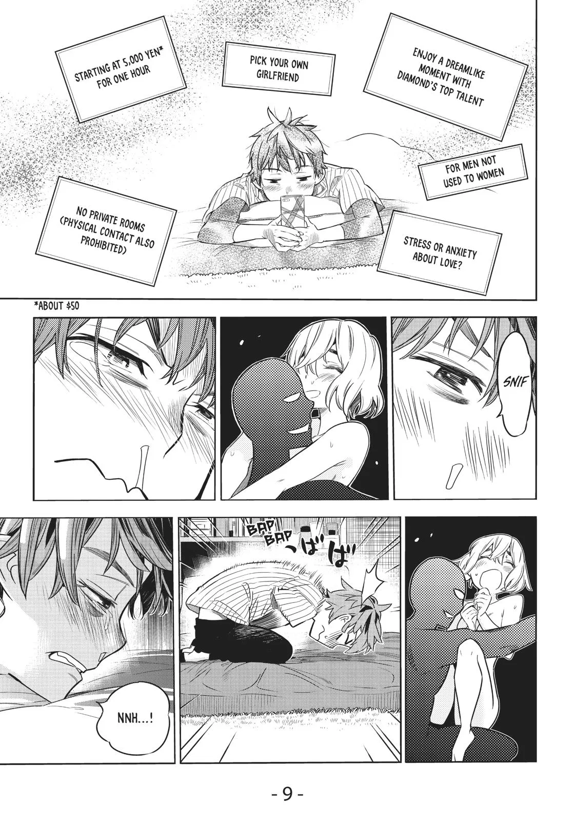 Rent A Girlfriend Chapter 1 - Page 9