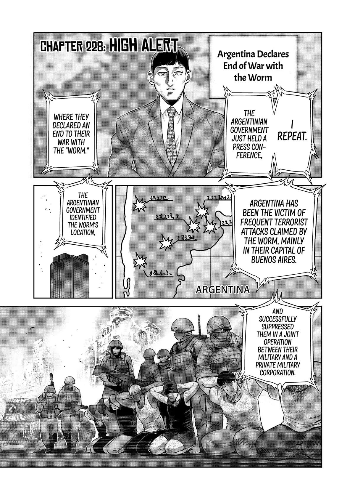 Read Kengan Omega - Chapter 228 - www.kenganomegafree.com | Image 1