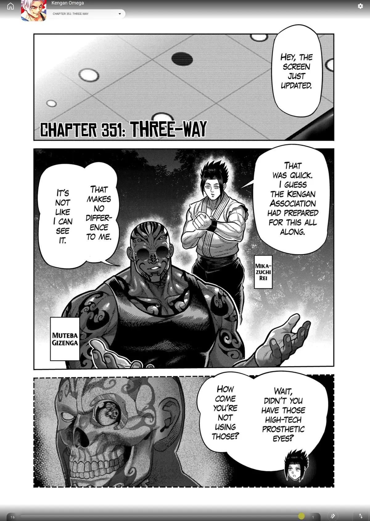 Kengan Omega - Chapter 351 - Image 1