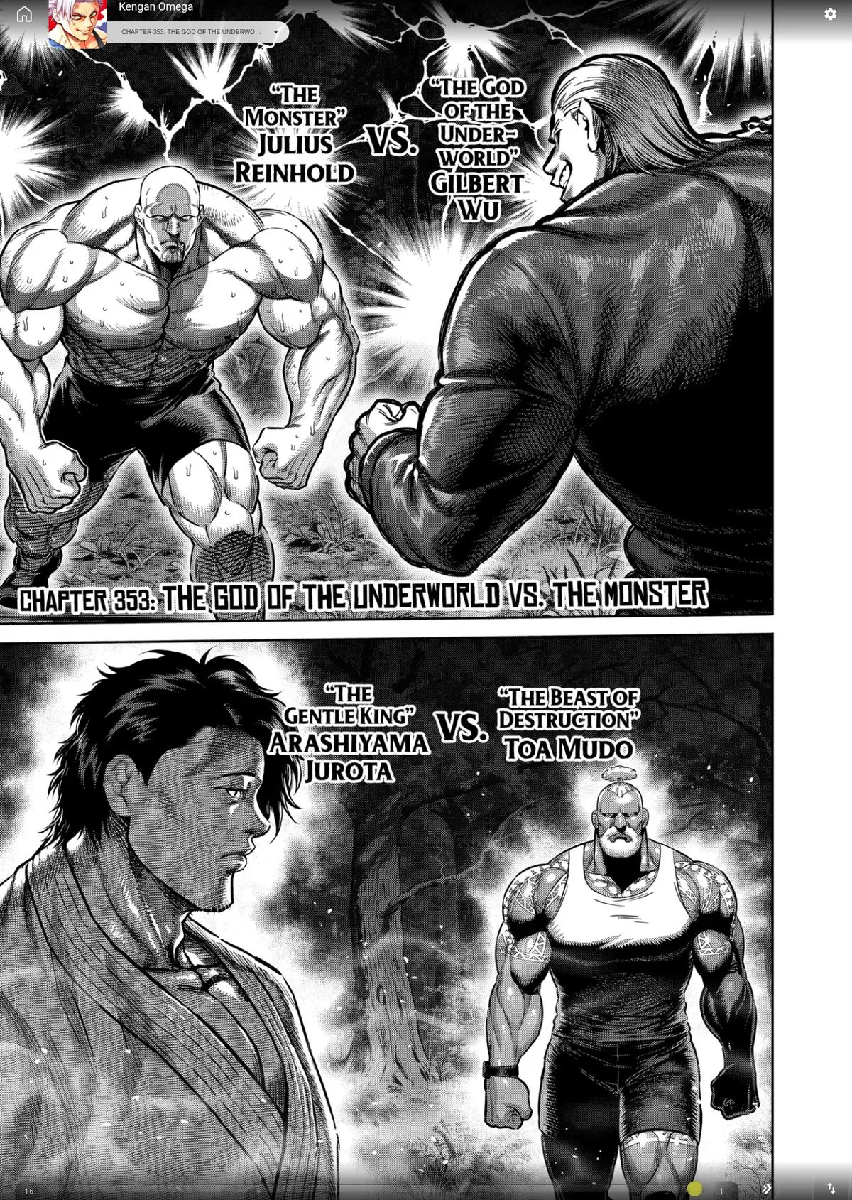 Read Kengan Omega - Chapter 353 - www.kenganomegafree.com | Image 1