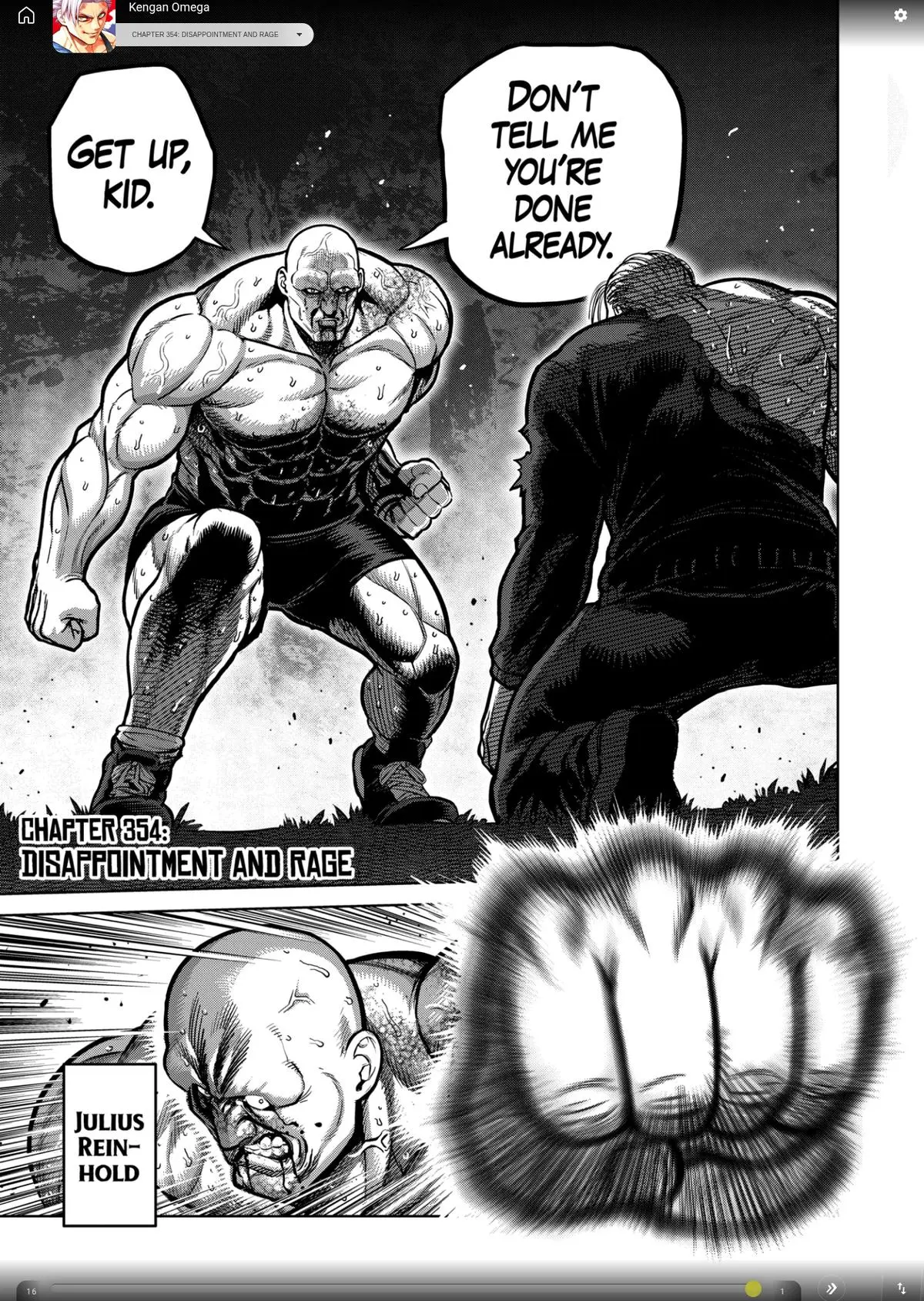 Read Kengan Omega - Chapter 354 - www.kenganomegafree.com | Image 1