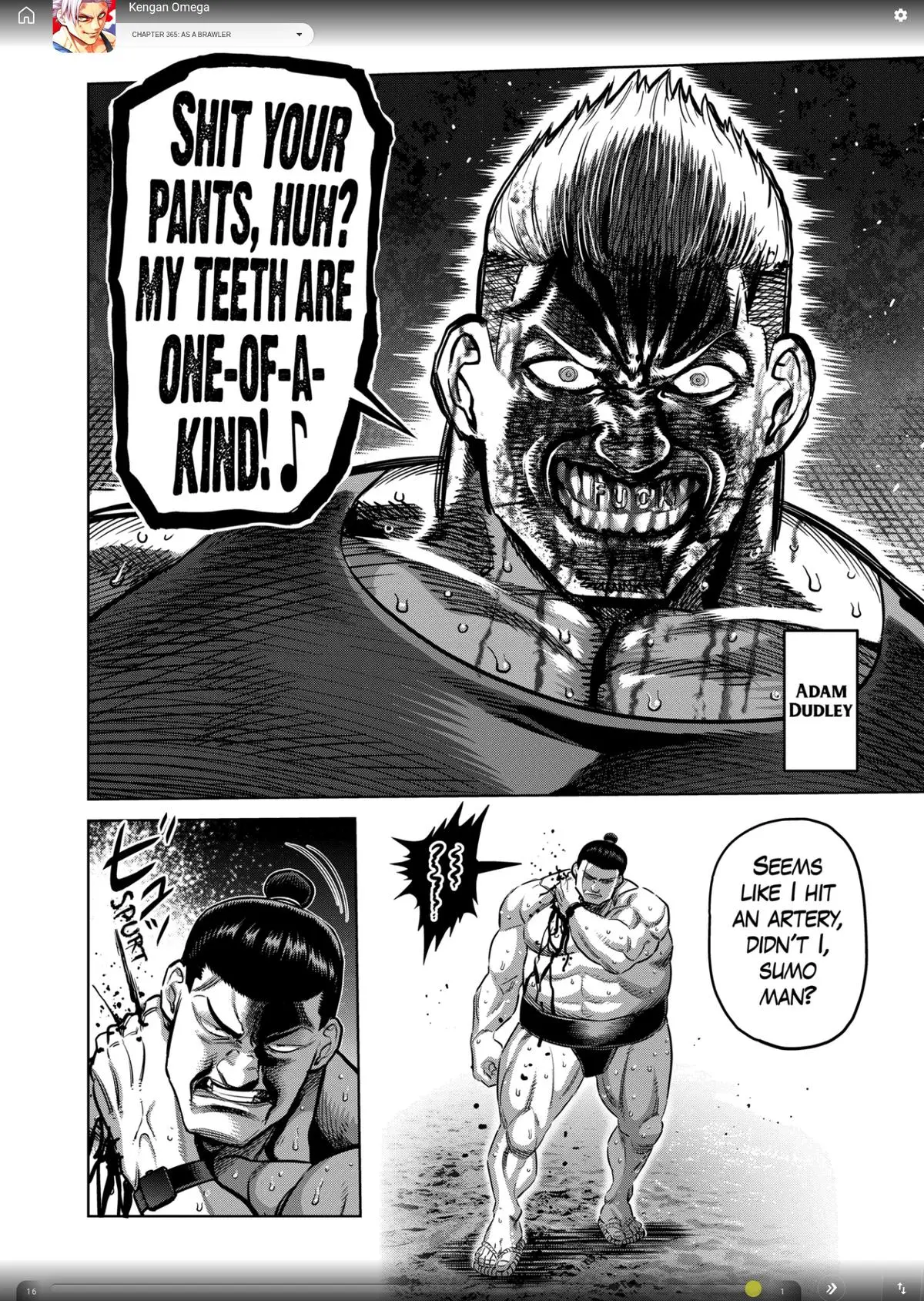 Read Kengan Omega - Chapter 365 - www.kenganomegafree.com | Image 2