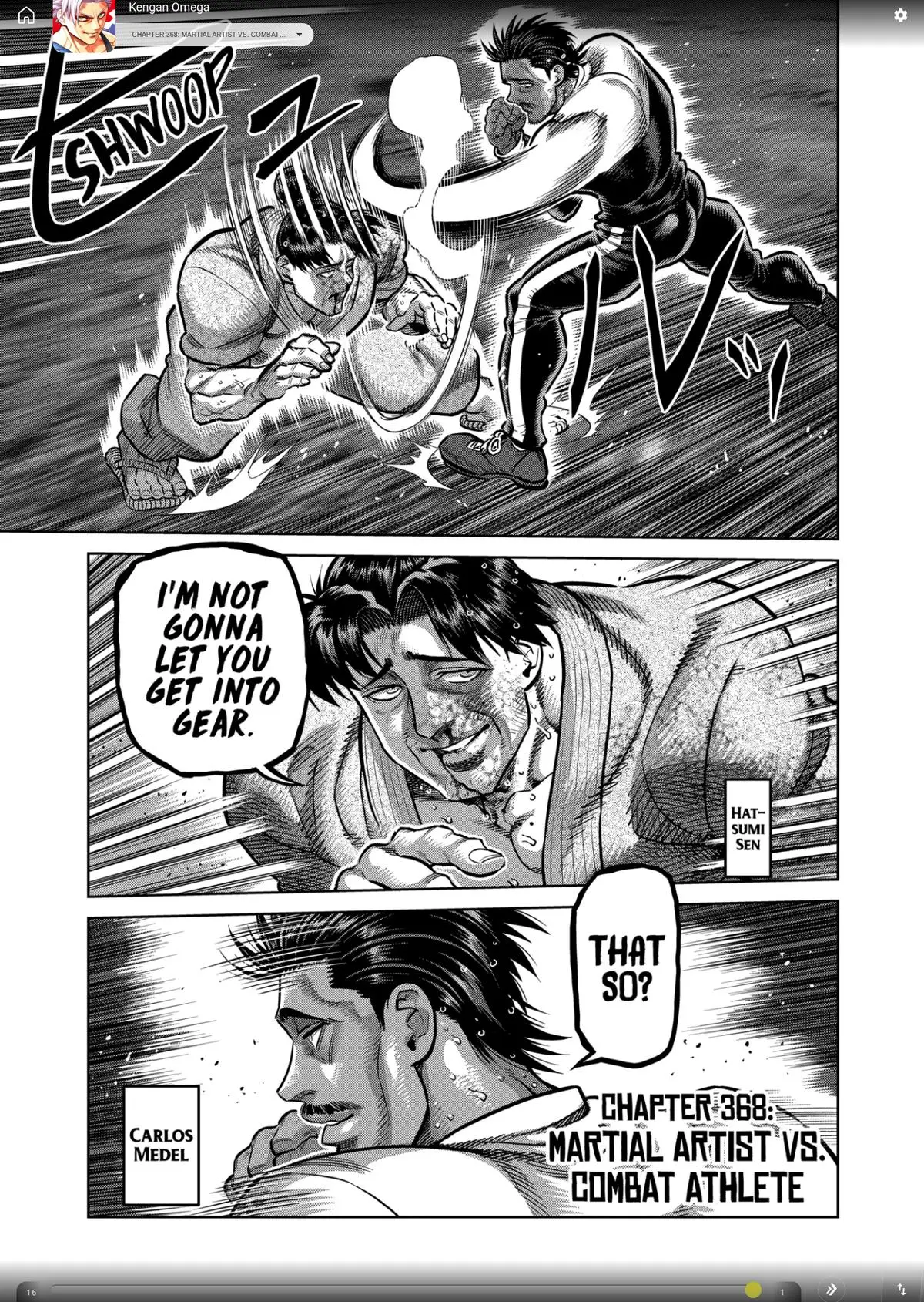 Read Kengan Omega - Chapter 368 - www.kenganomegafree.com | Image 1