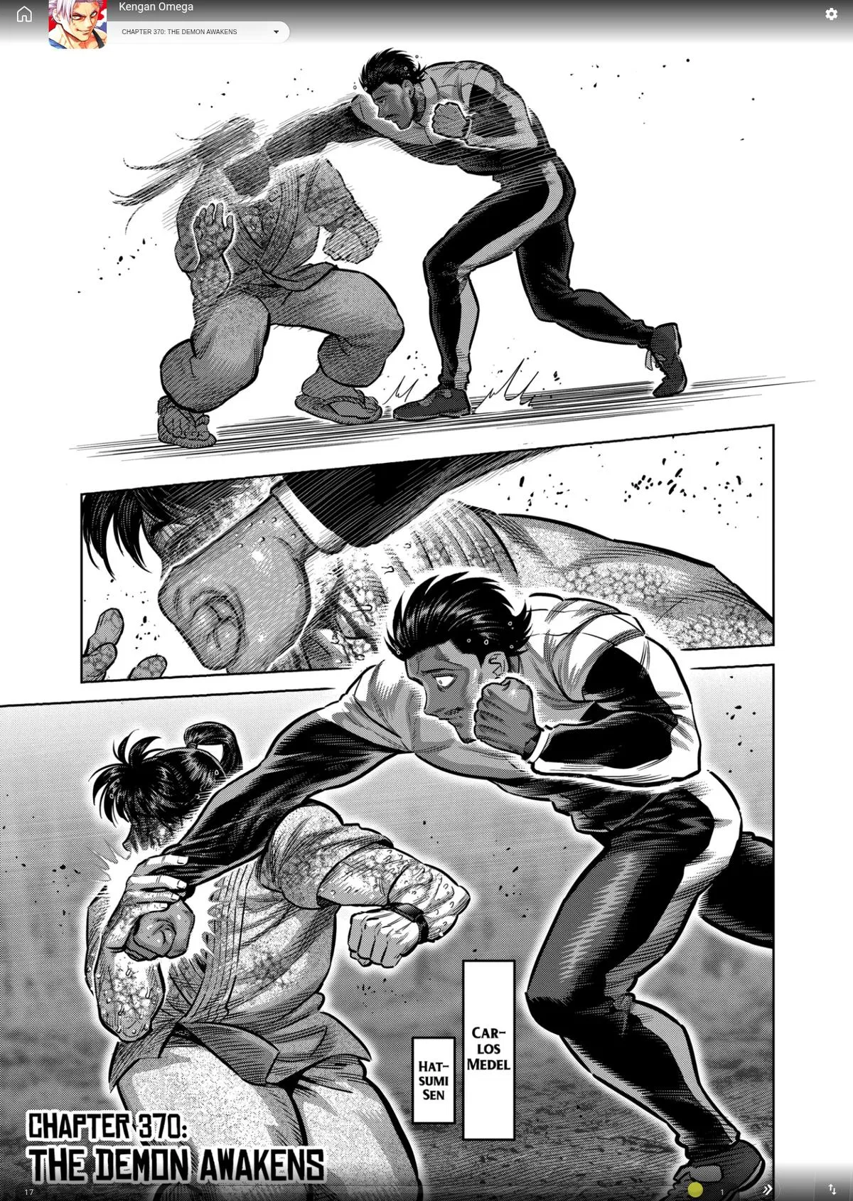 Read Kengan Omega - Chapter 370 - www.kenganomegafree.com | Image 1