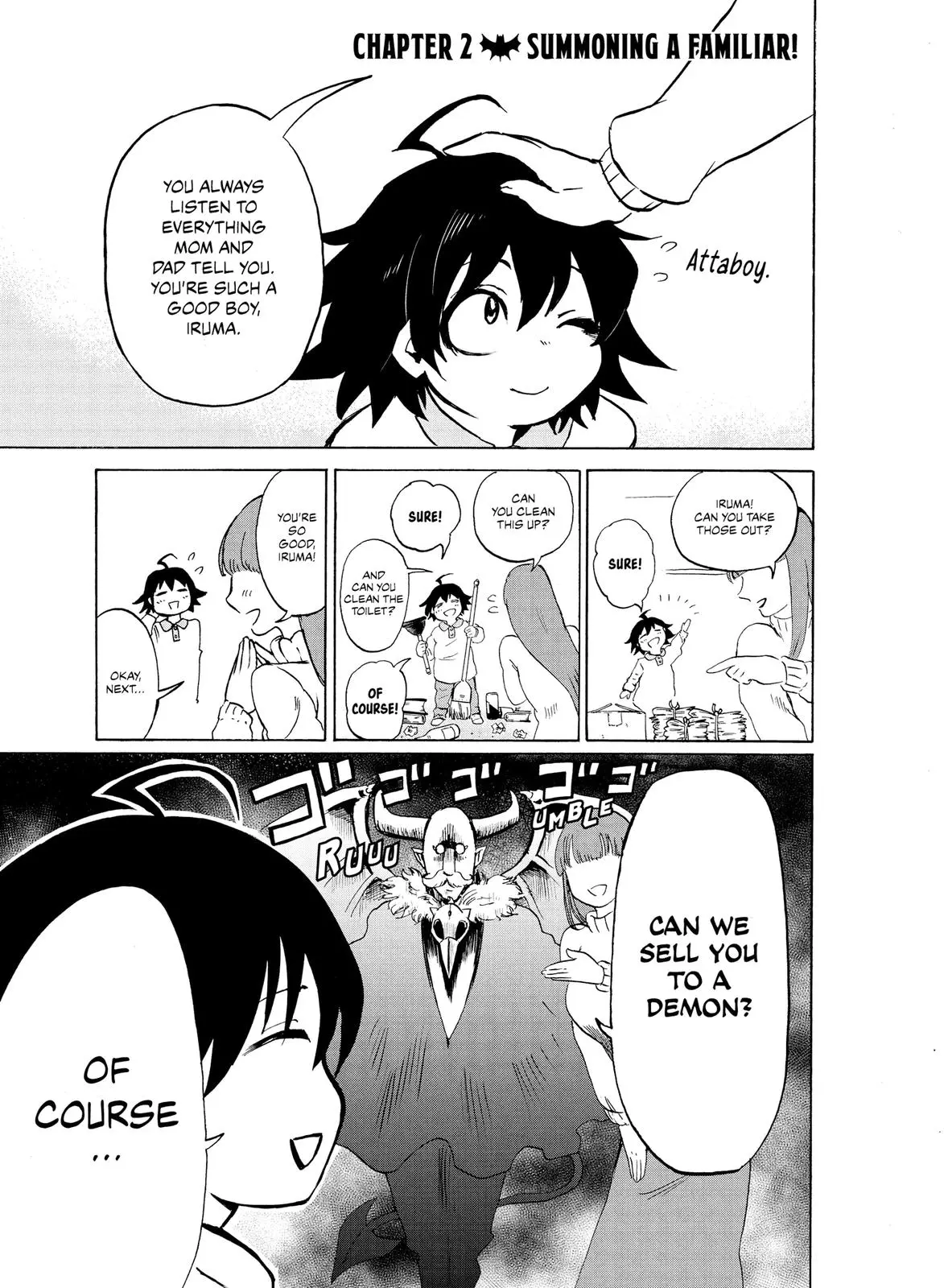Read Mairimashita Iruma Kun - Chapter 2 - www.irumakunmangafree.com | Image 1