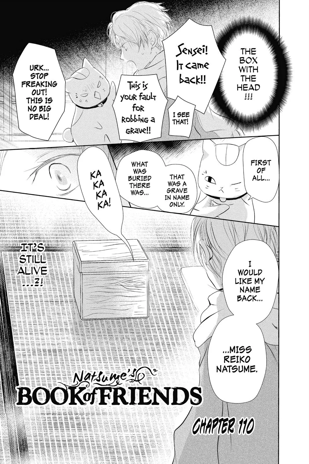 Read Natsumes Book Of Friends - Chapter 110 - www.natsumebookoffriends.com | Image 1