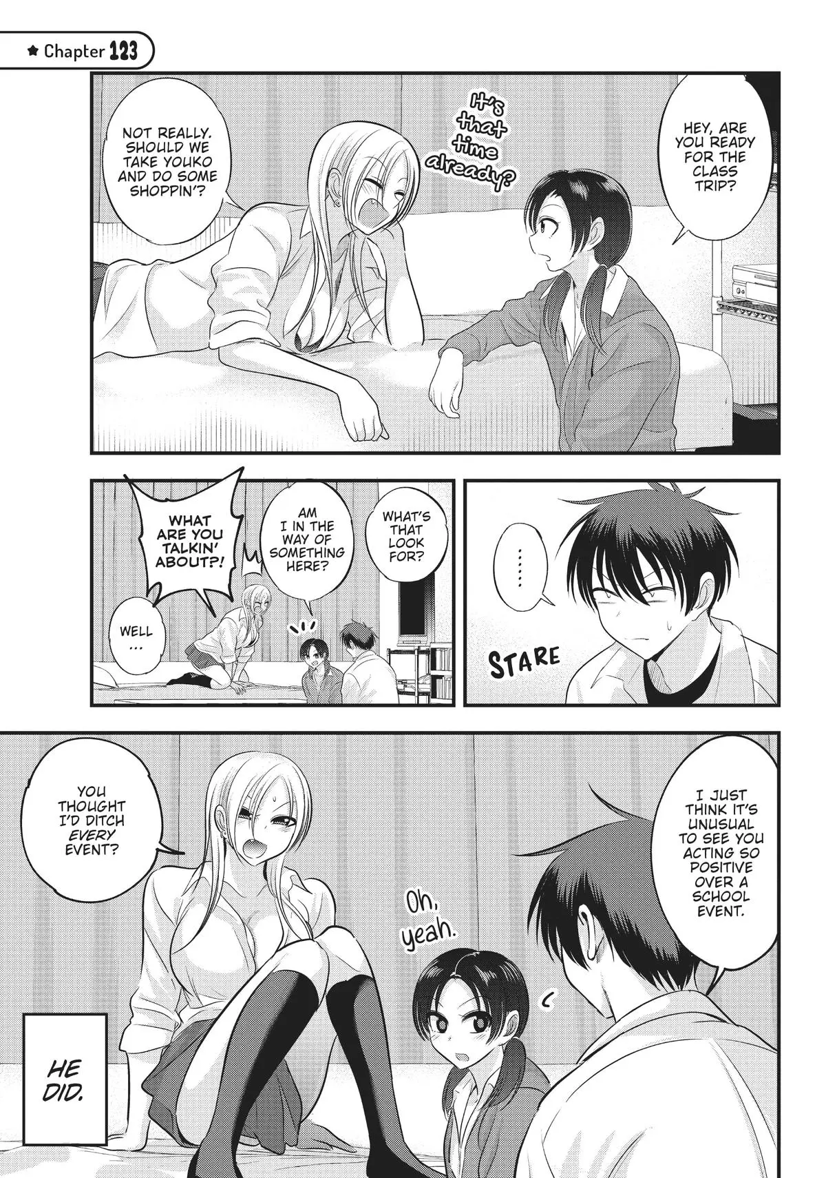 Please Go Home, Miss Akutsu! Chapter 123