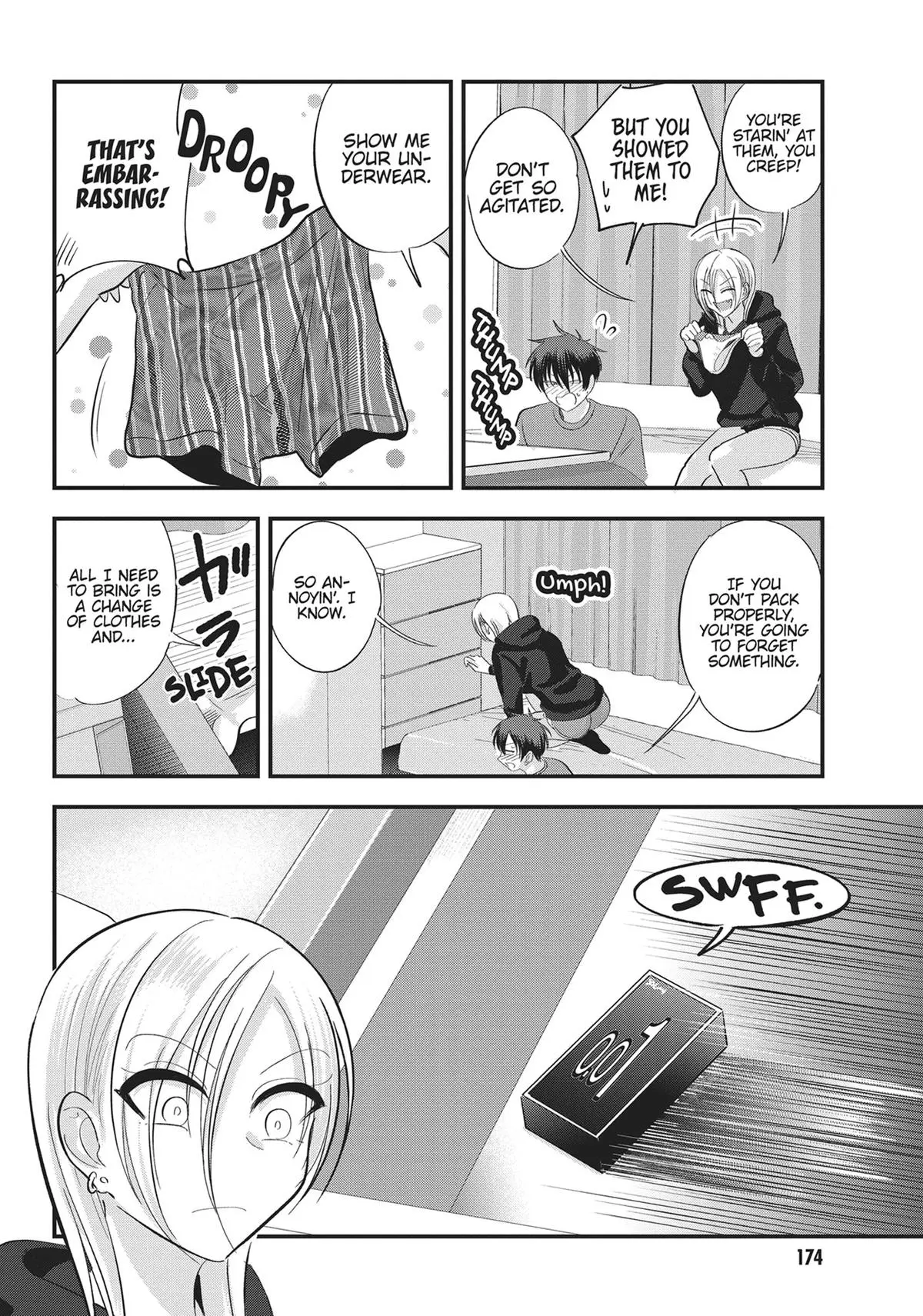 Please Go Home, Miss Akutsu! Chapter 141.5