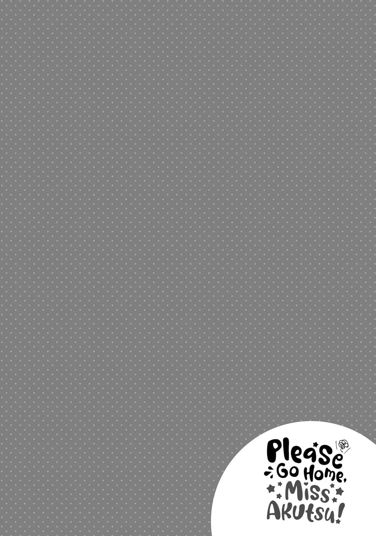Please Go Home, Miss Akutsu! Chapter 158