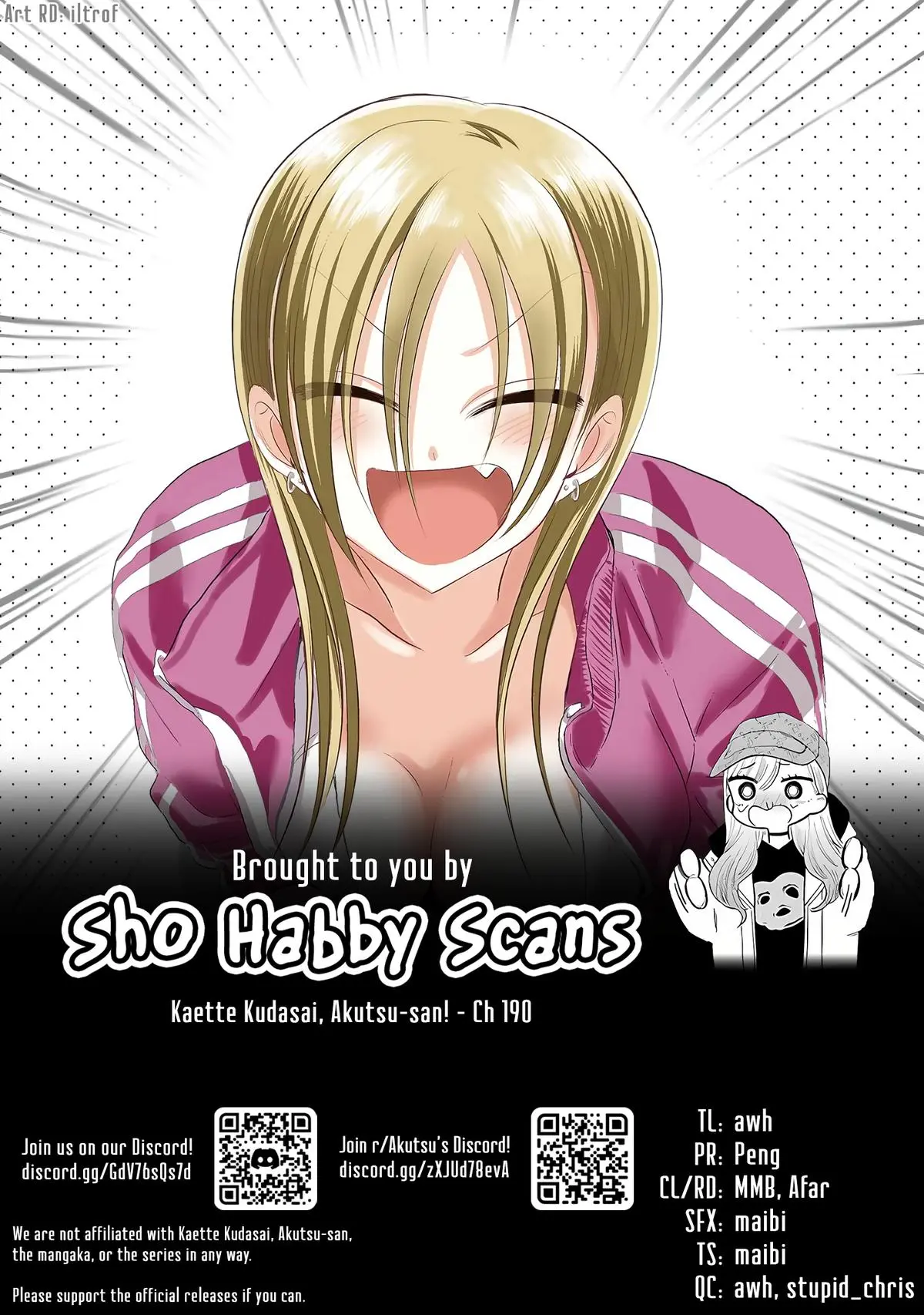 Please Go Home, Miss Akutsu! Chapter 190