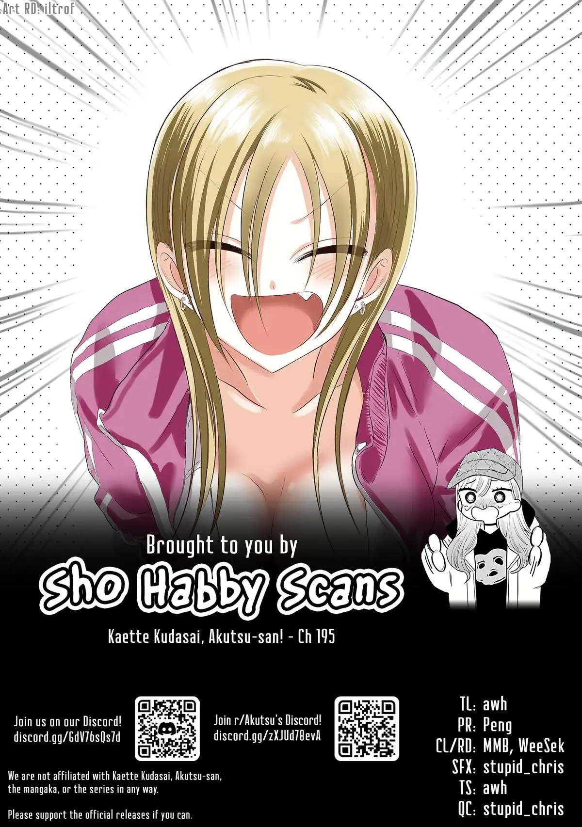Please Go Home, Miss Akutsu! Chapter 195