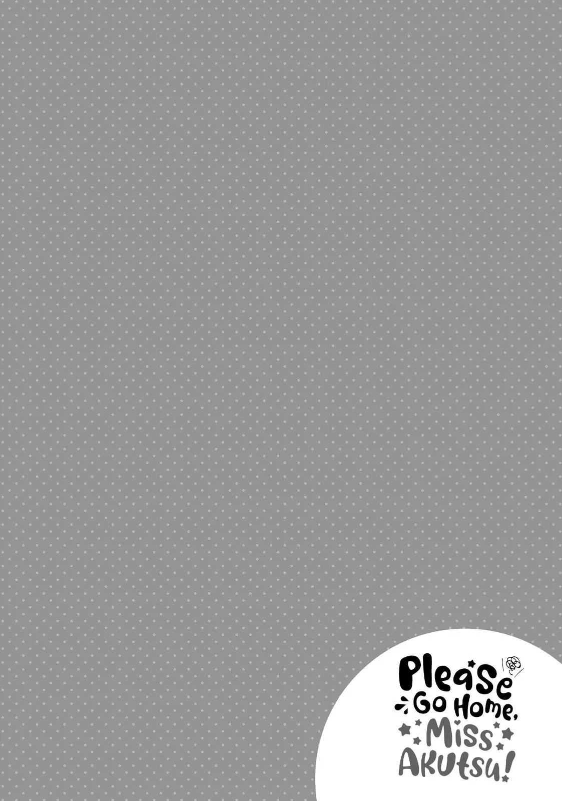 Please Go Home, Miss Akutsu! Chapter 26