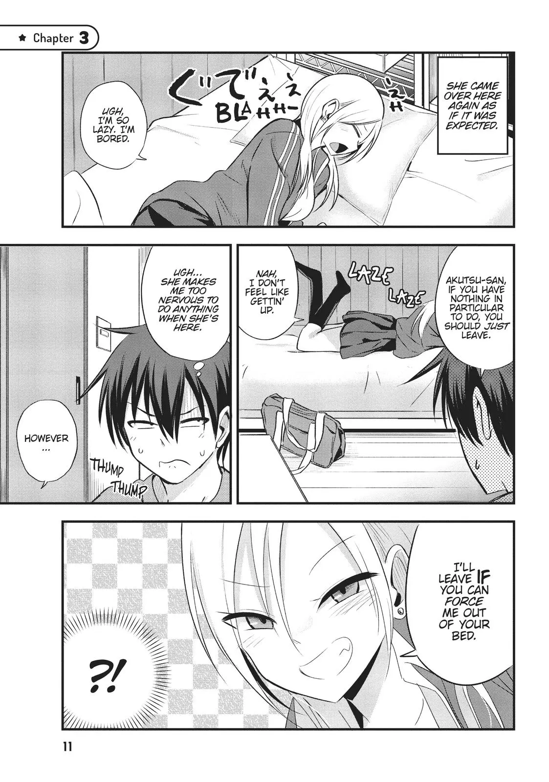 Please Go Home, Miss Akutsu! Chapter 3