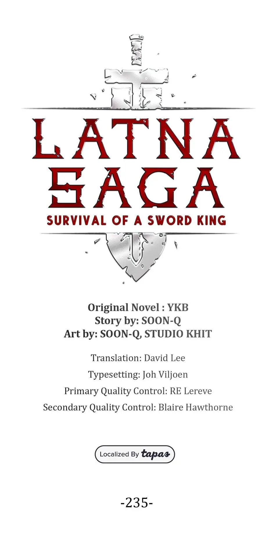 Latna Saga: Survival of a Sword King Chapter 234