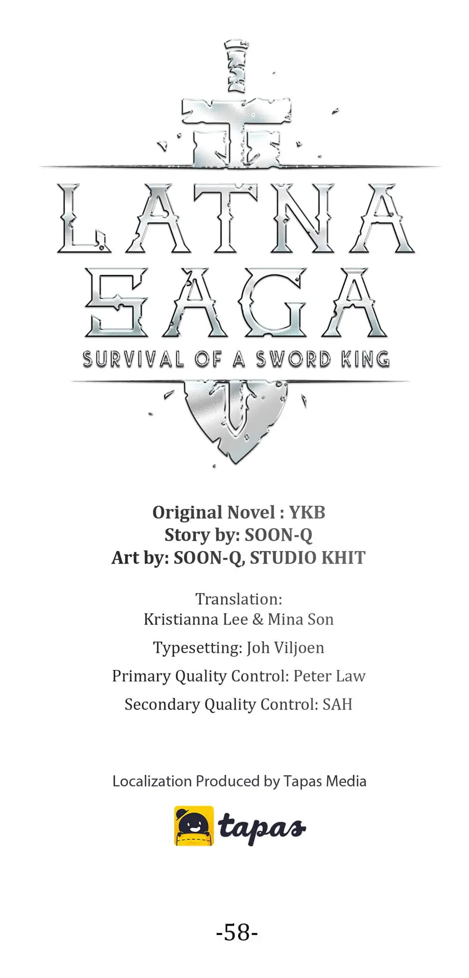 Latna Saga: Survival of a Sword King Chapter 58
