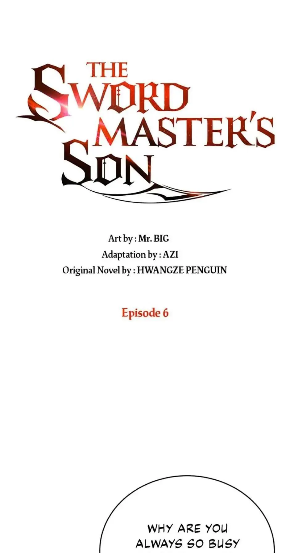 The Swordmaster's Son Chapter 5