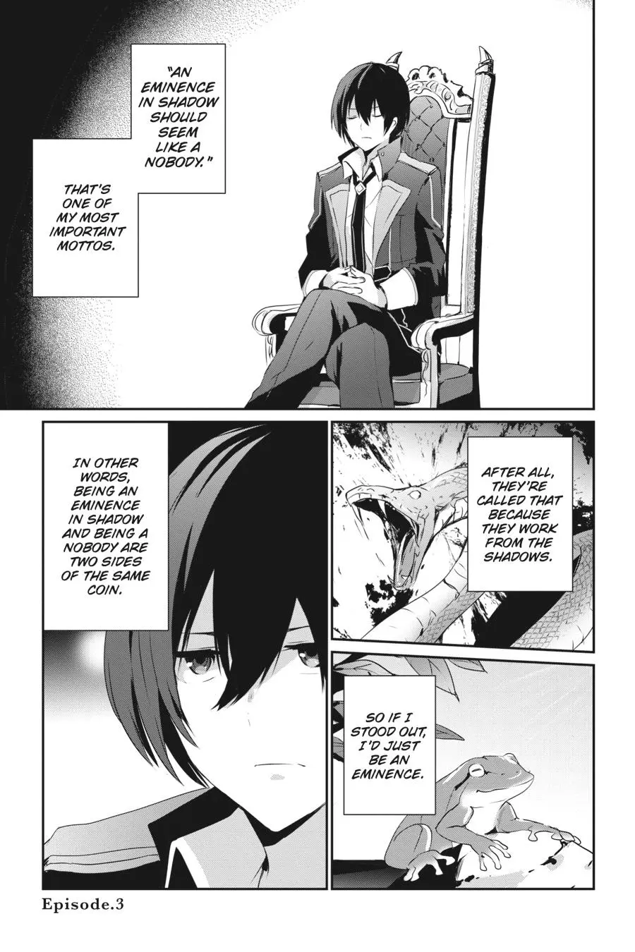 Read The Eminence In Shadow - Chapter 3 - w1.theeminenceinshadow.org | Image 1