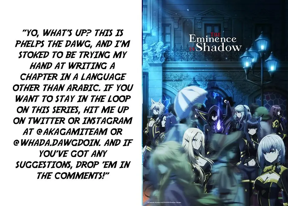 Read The Eminence In Shadow - Chapter 67 - w1.theeminenceinshadow.org | Image 1