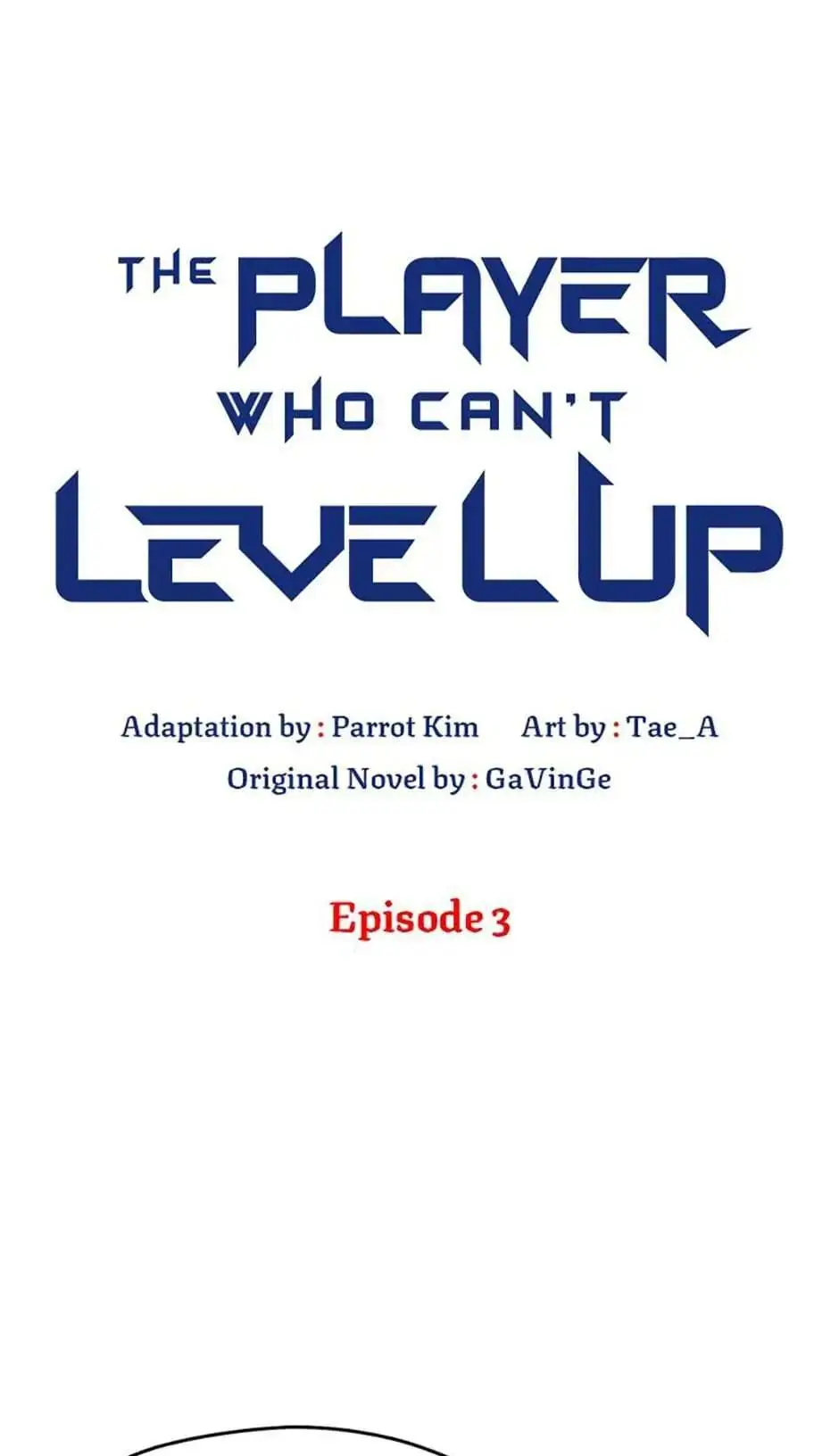 The Player Who Can't Level Up Chapter 1