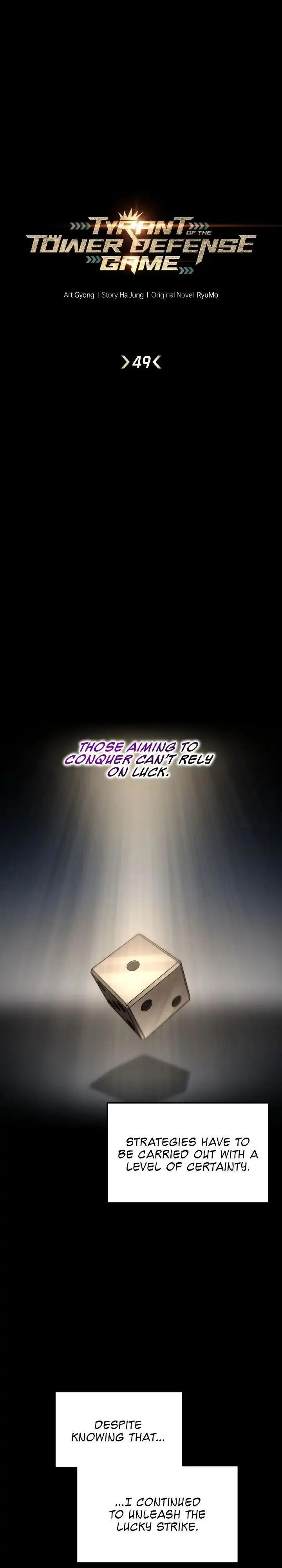 Read Tyrant Of The Tower Defense Game - Chapter 49 - tyrantofthetowerdefense.com | Image 1