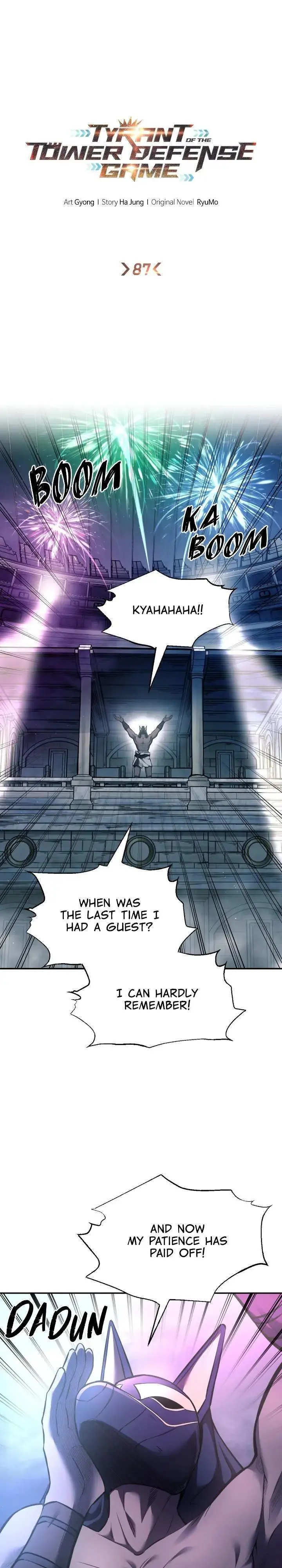 Read Tyrant Of The Tower Defense Game - Chapter 87 - tyrantofthetowerdefense.com | Image 1